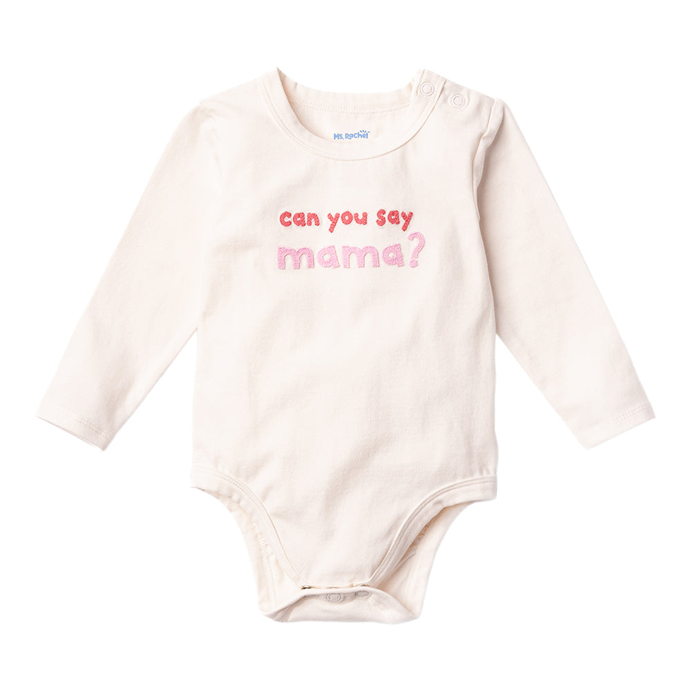 Ms.Rachel Long Sleeve Bodysuit - Yellow / 6-9m