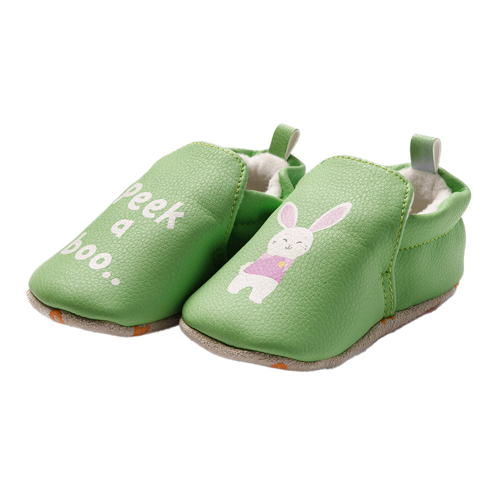 Ms.Rachel Baby Slippers MRF24FW00 - Green / 6-12m - Image 8