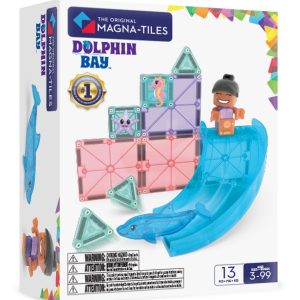 The Original MAGNA-TILES® Dolphin Bay 13-Piece Support