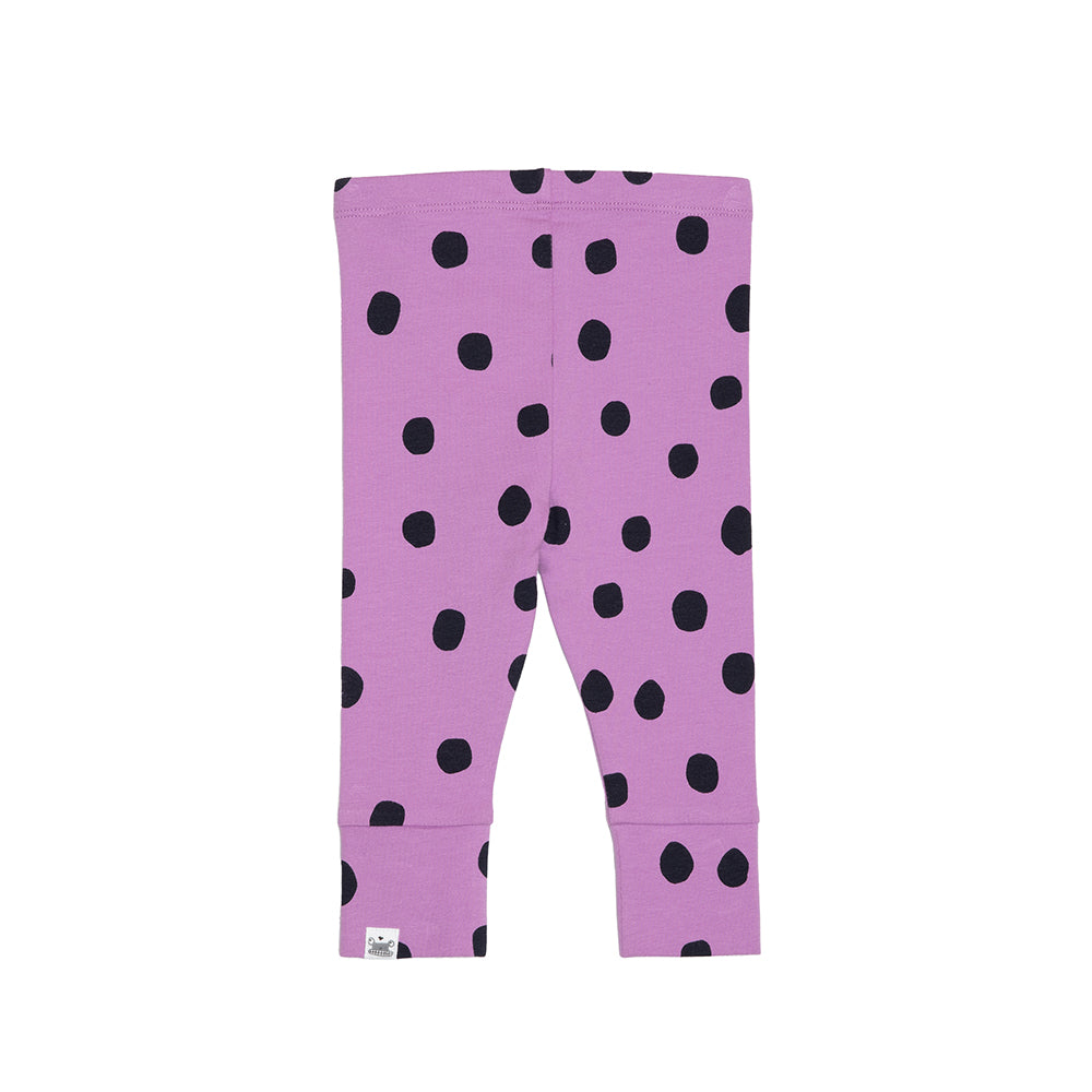 rise little earthling Cuffed Legging BGFKB07 - Antique White Leopard / 3-6m - Image 5