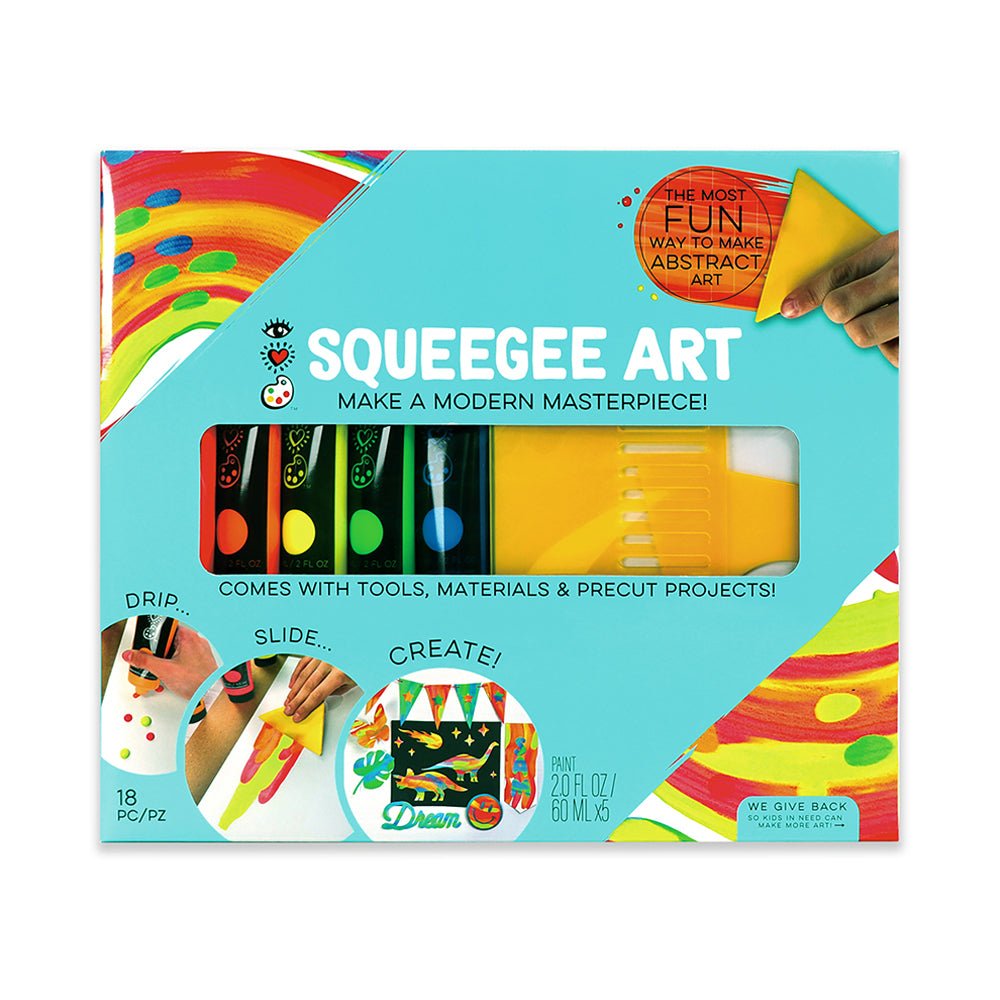 Bright Stripes iHeartArt Squeegee Art Mask