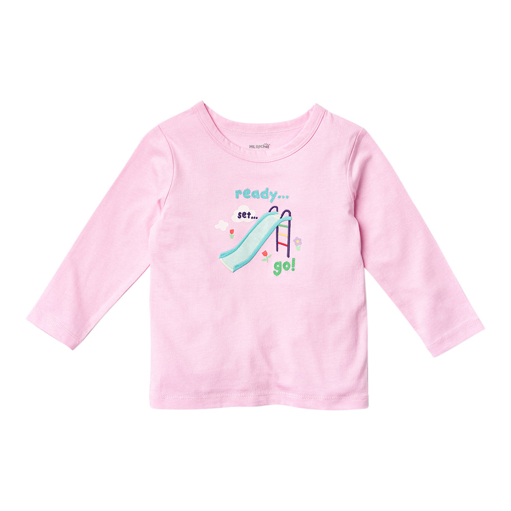 Ms.Rachel Long Sleeve Tees - Dark Blue / 4-5y - Image 4
