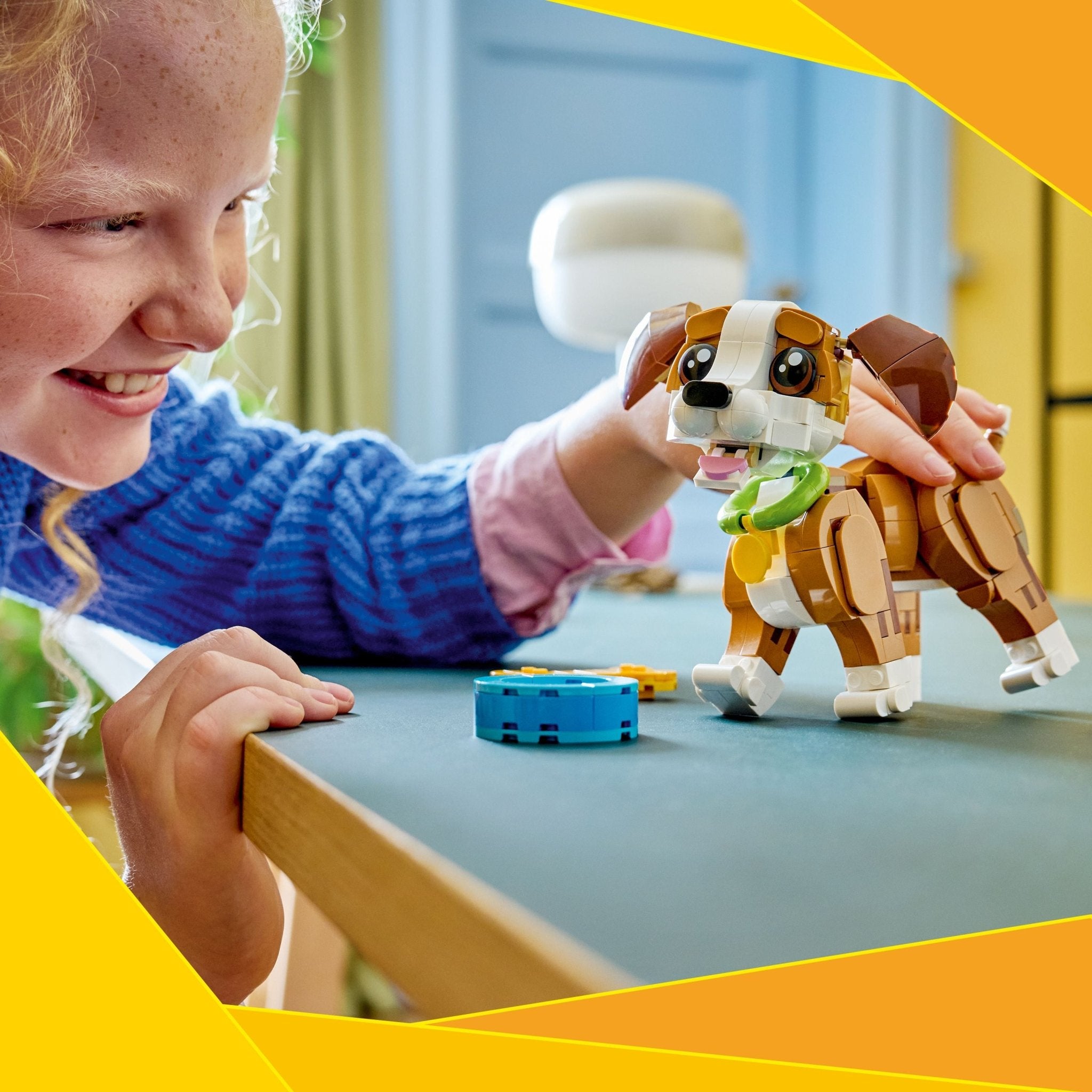 LEGO® Creator LEGO® Cute Animals: Playful Puppy Dog 31382 Toy - Image 3