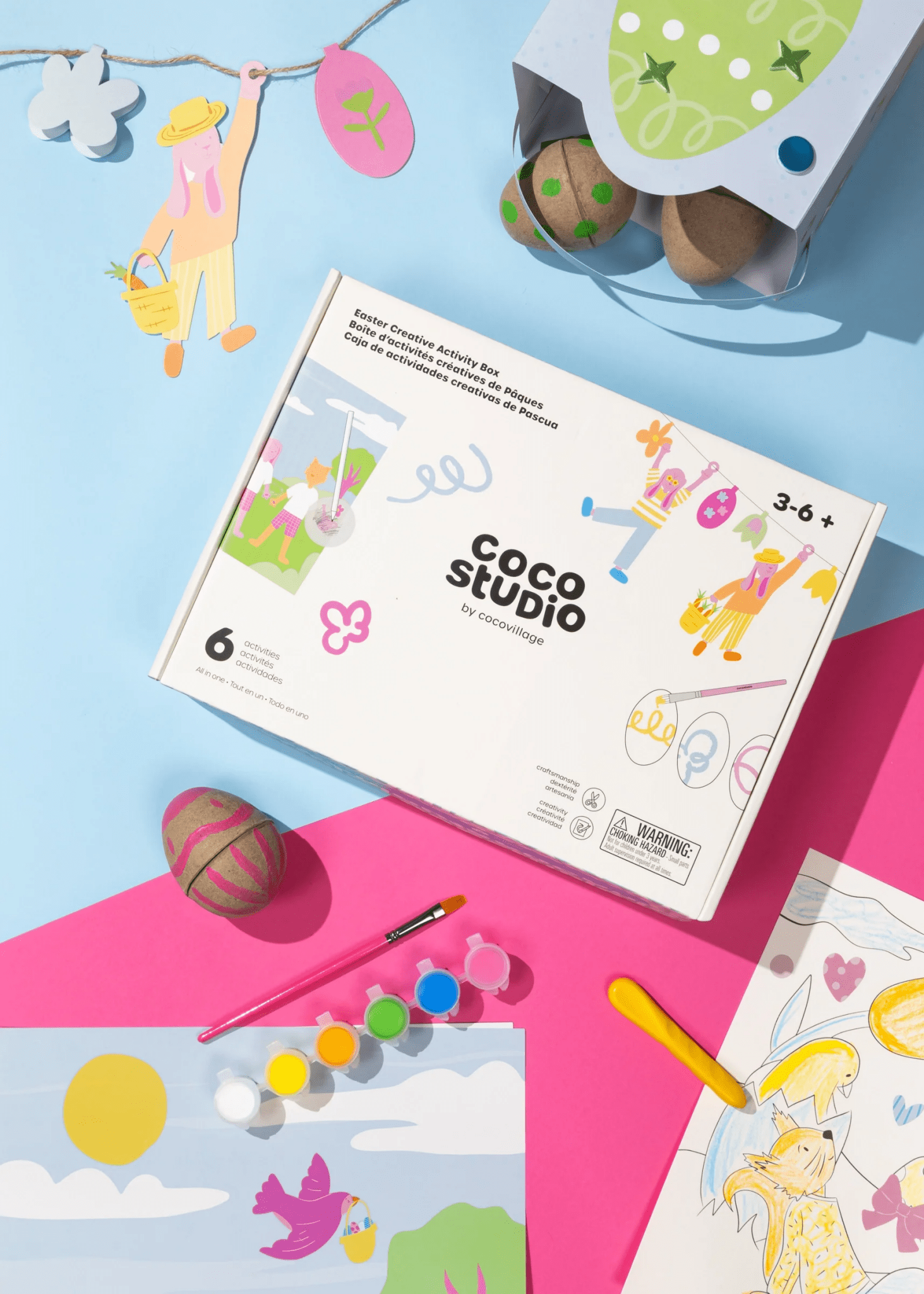 Coco Village Easter Creative Activities Box – 6 Activities Poster - Image 3