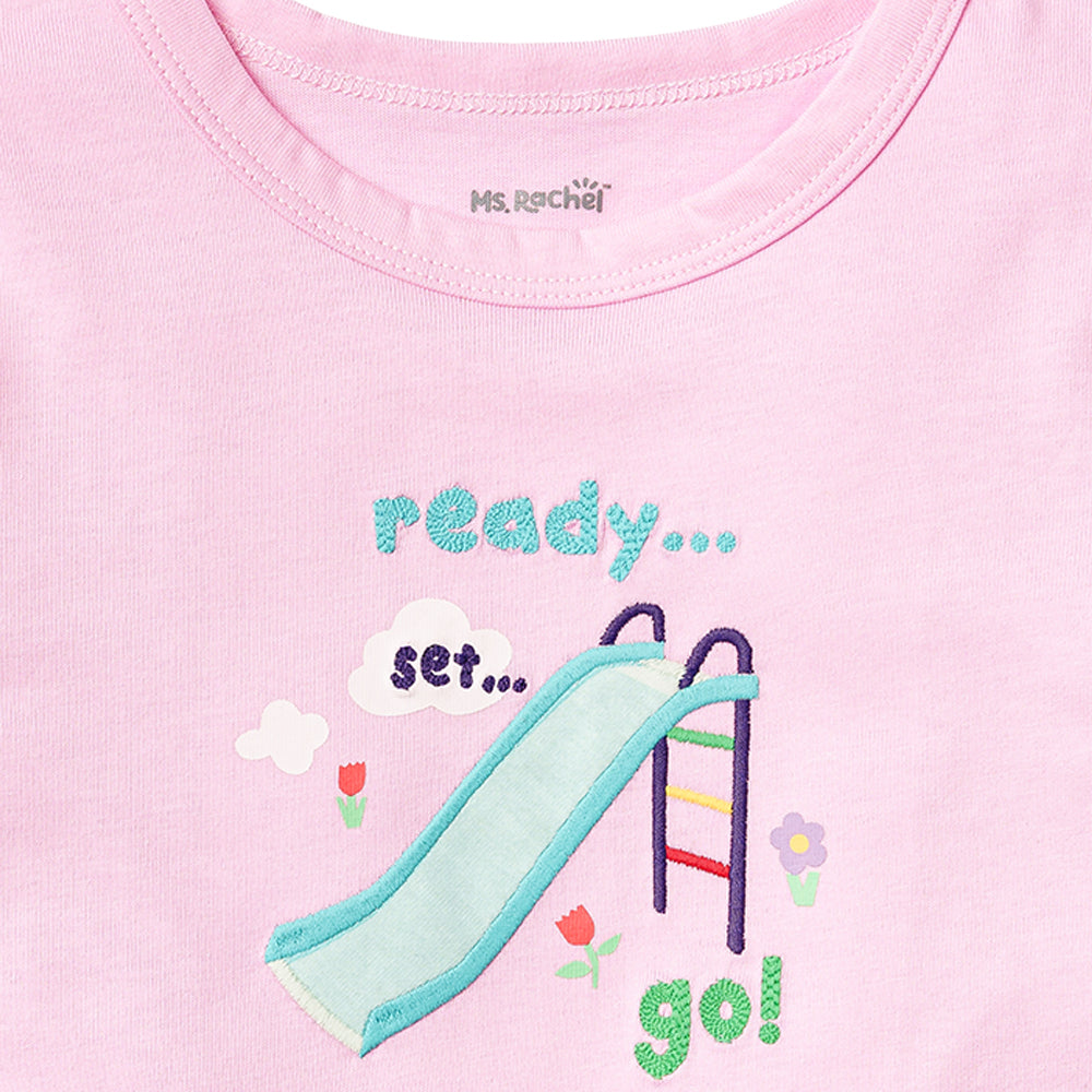 Ms.Rachel Long Sleeve Tees - Dark Blue / 4-5y - Image 6