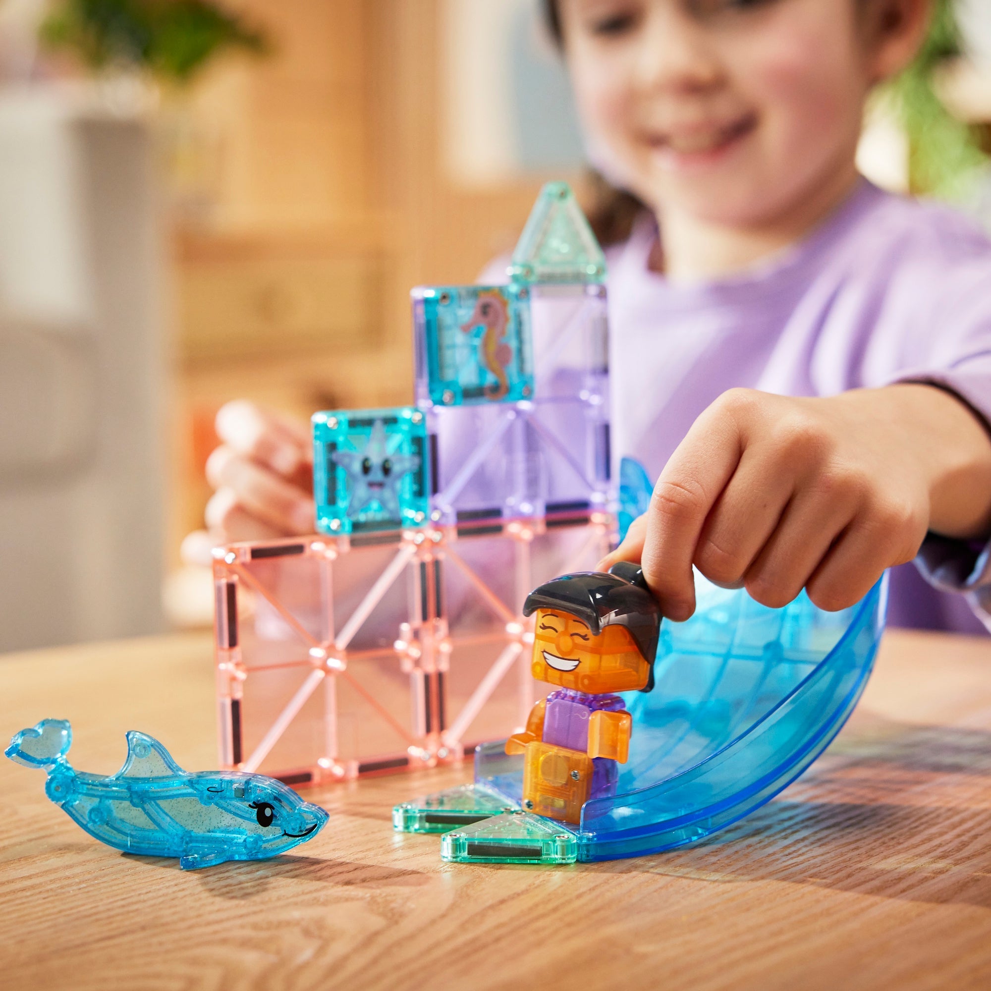 The Original MAGNA-TILES® Dolphin Bay 13-Piece Support - Image 7