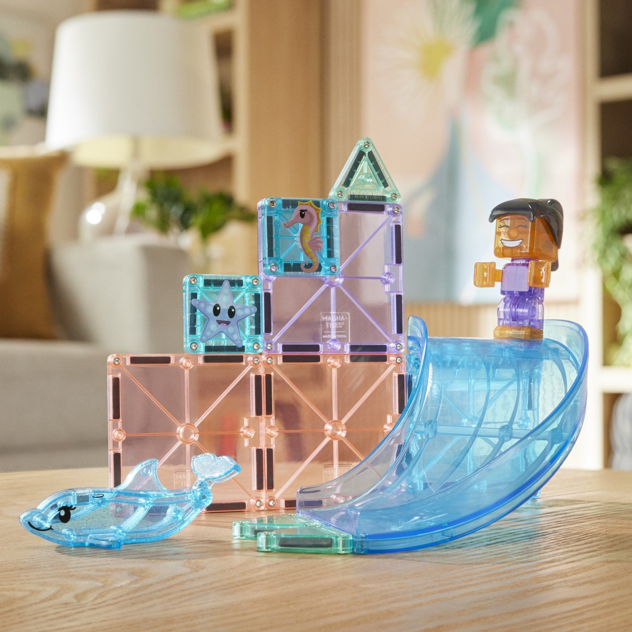 The Original MAGNA-TILES® Dolphin Bay 13-Piece Support - Image 2
