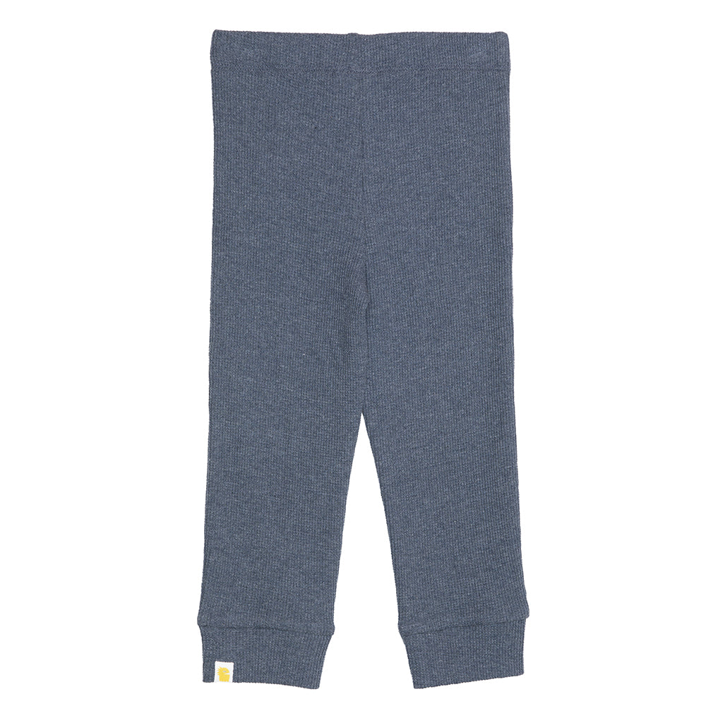 Rise Little Earthling Waffle Legging - Navy / 12-18m - Image 2