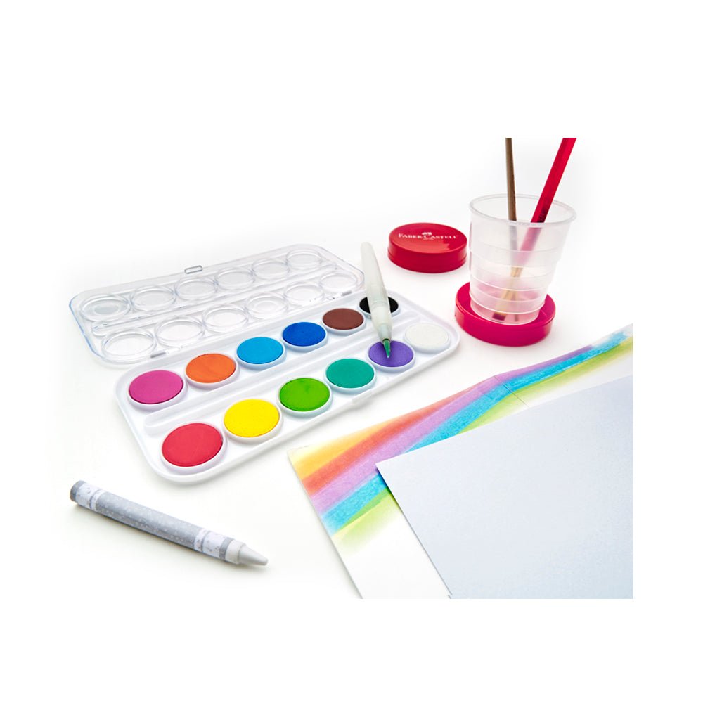 Faber-Castell Young Artist Learn to Watercolor Set Brush - Image 4