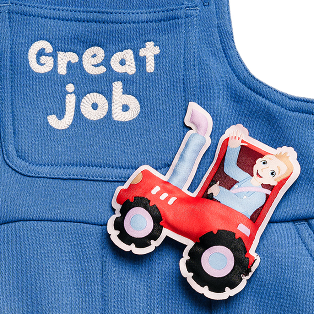 Ms.Rachel Knit Overall MRF24RP01 - Blue / 5-6y Toy - Image 9