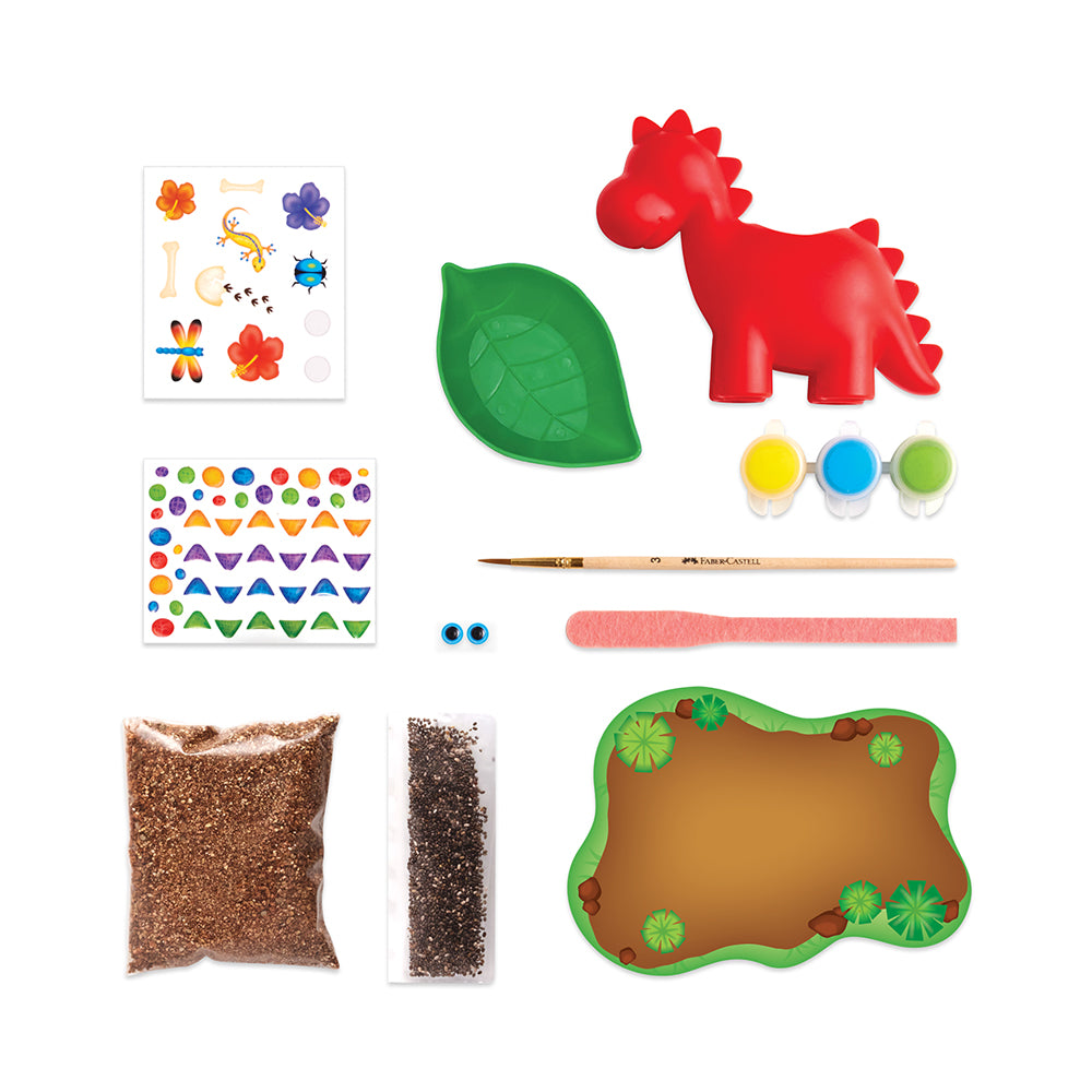 Creativity for Kids Self-Watering Plant Pet Dinosaur Dish - Image 6