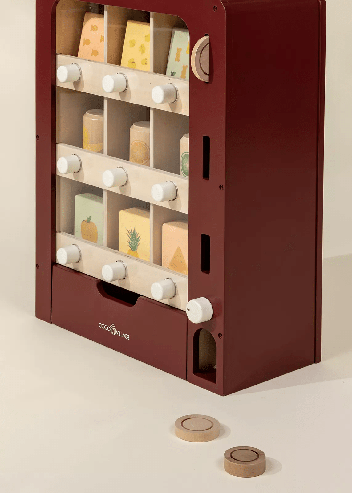 Coco Village Wooden Play Vending Machine Toy - Image 3
