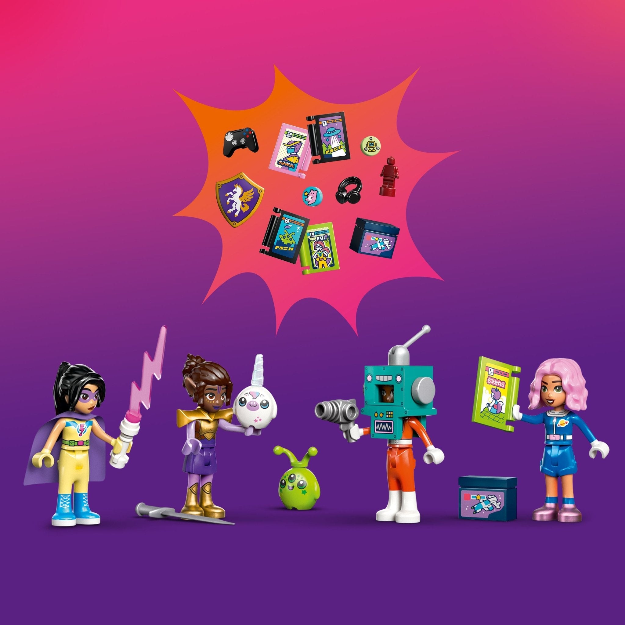 LEGO® Friends LEGO® Comic Book & Game Store 42674 Toy - Image 6