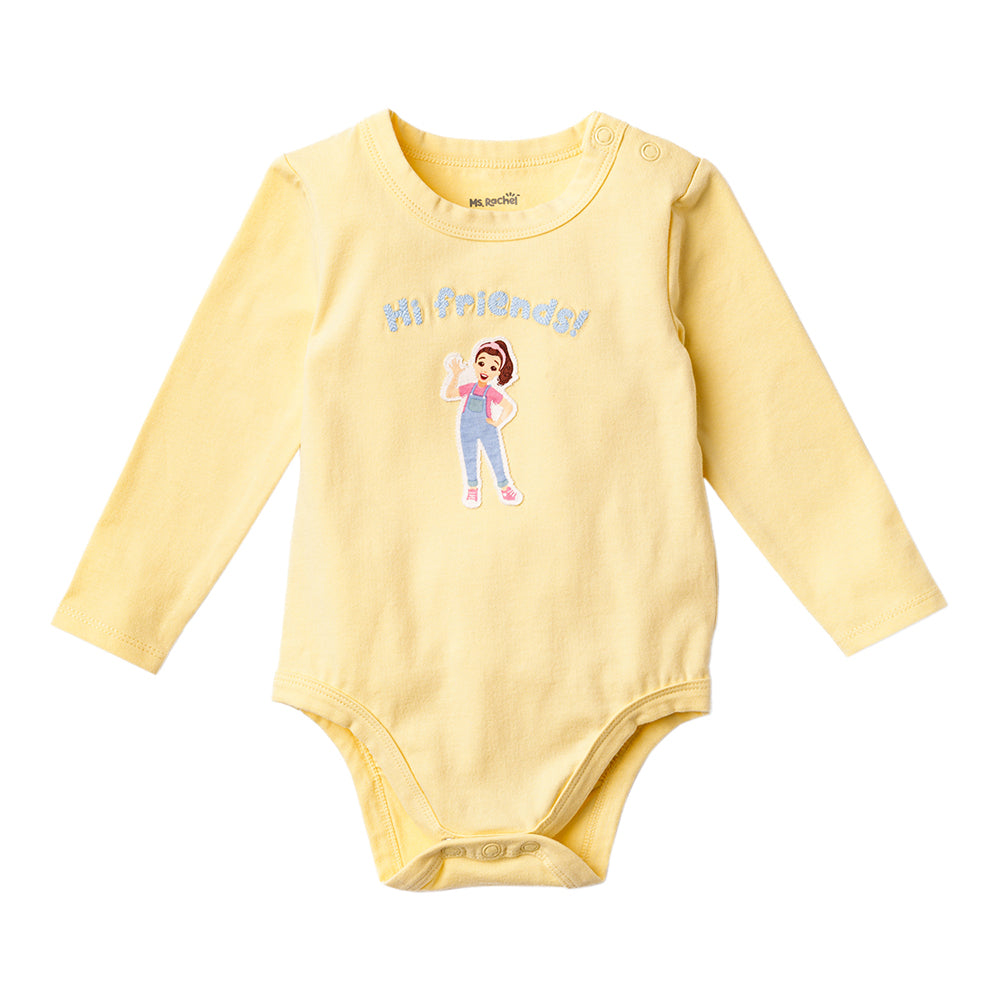 Ms.Rachel Long Sleeve Bodysuit - Yellow / 6-9m - Image 7