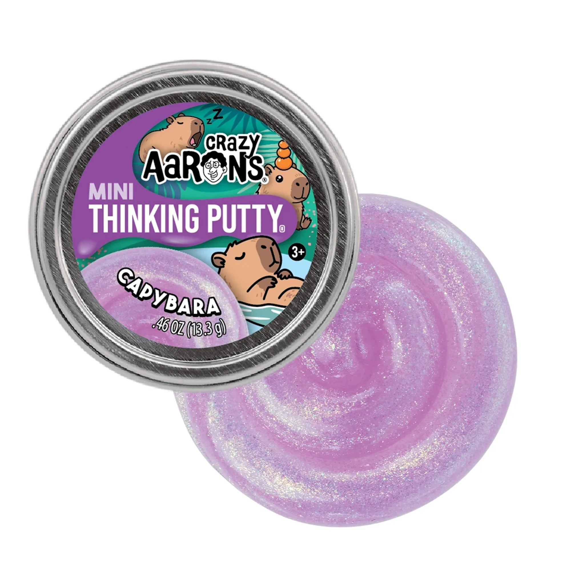 Crazy Aaron's Mini Thinking Putty - Capybara Toy