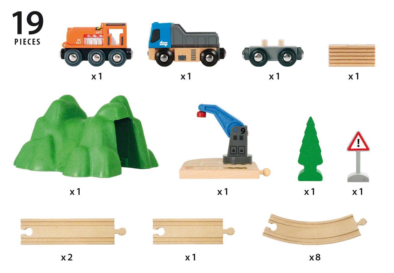 Brio Starter Lift & Load Set Toy - Image 3