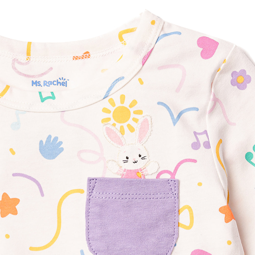 Ms.Rachel Long Sleeve Tees - Dark Blue / 4-5y - Image 18