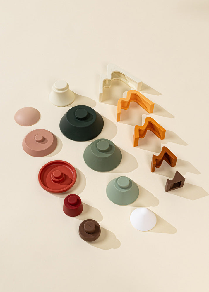 Coco Village Silicone Stackable Forest Set (16 pcs) Toy - Image 13