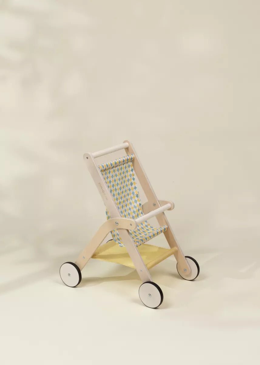 Coco Village Wooden Doll Stroller Basket