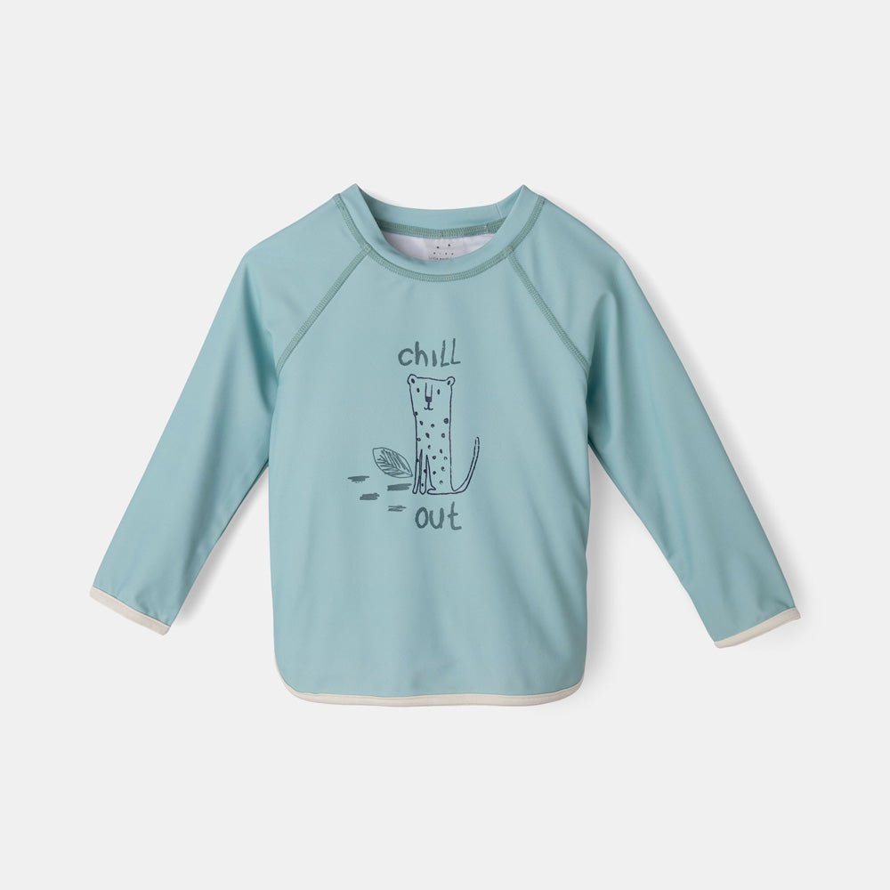 rise little earthling Long Sleeve Rashguard - Light Green / 18-24m - Image 3
