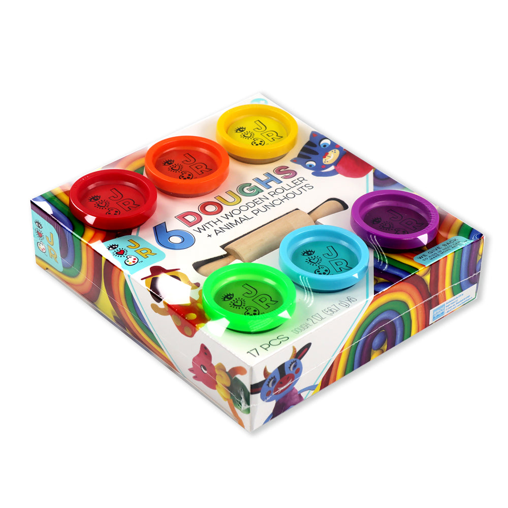 Bright Stripes JR 6 Doughs + Wooden Roller - Image 6