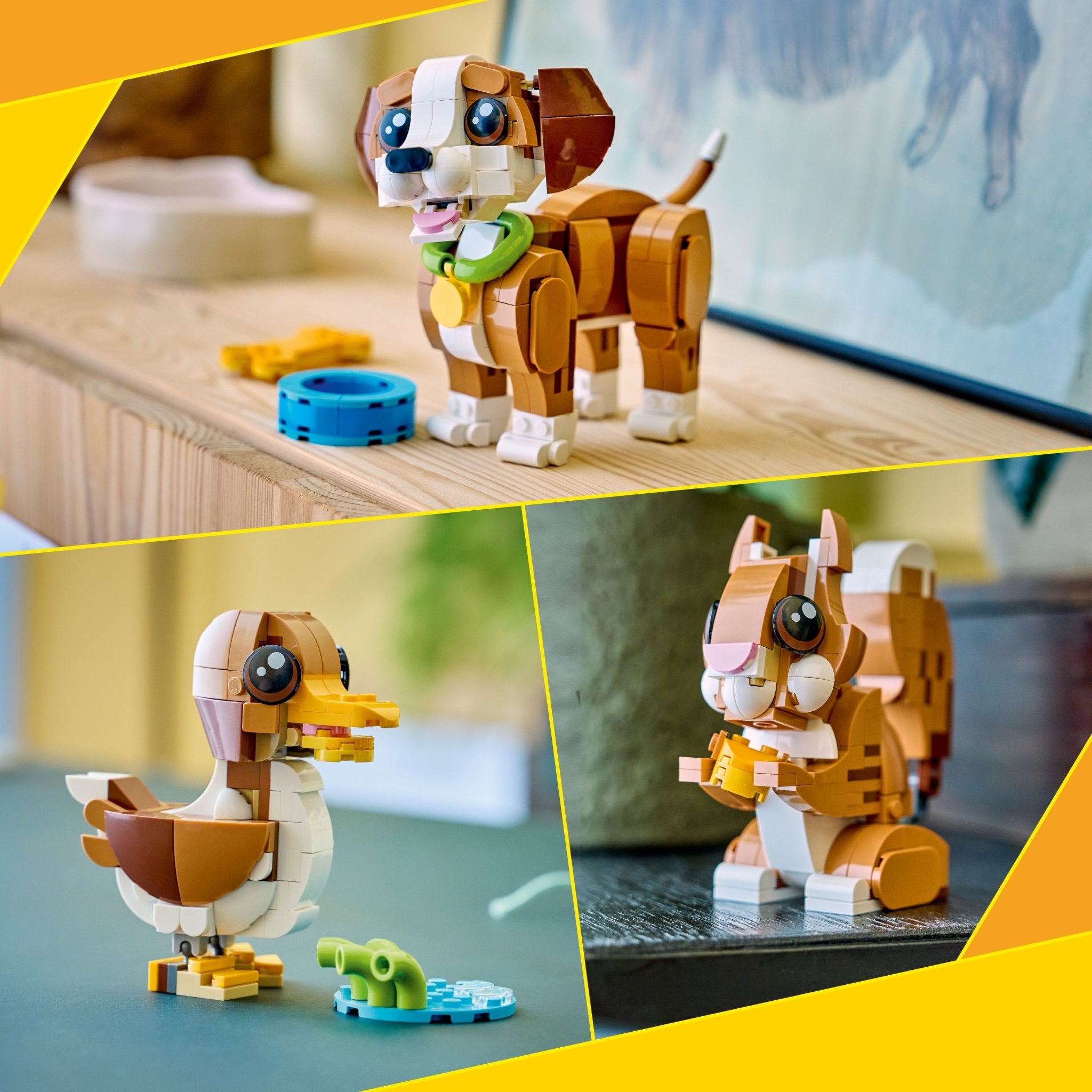 LEGO® Creator LEGO® Cute Animals: Playful Puppy Dog 31382 Toy - Image 2
