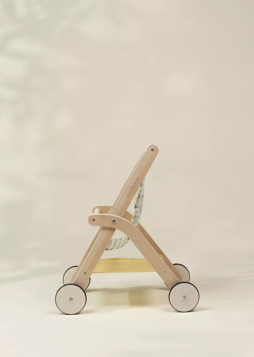 Coco Village Wooden Doll Stroller Basket - Image 5