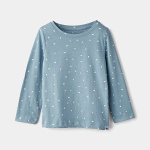 rise little earthling LS Crew Neck TGDKT00 - White Chantelle / 3-4y