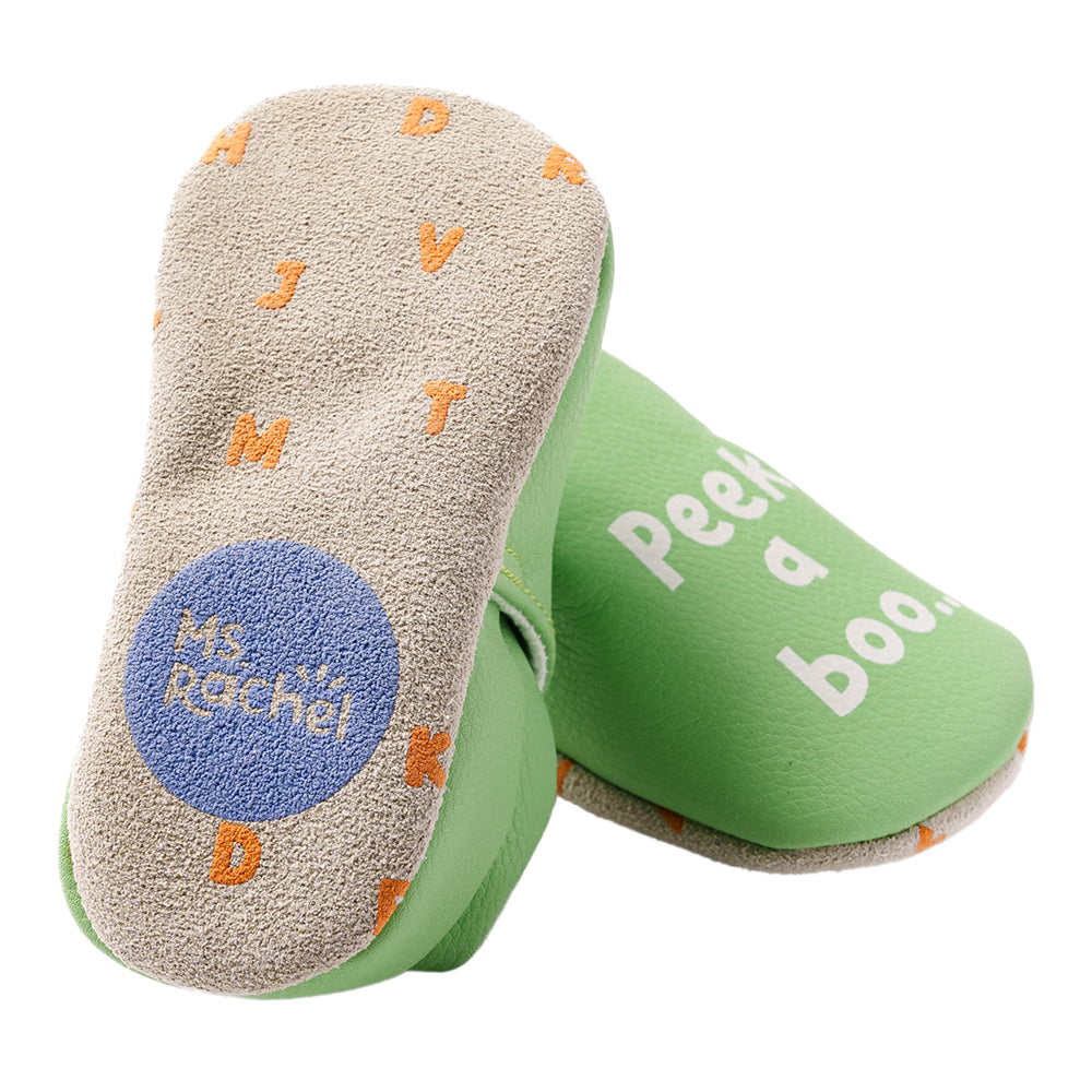 Ms.Rachel Baby Slippers MRF24FW00 - Green / 6-12m - Image 9