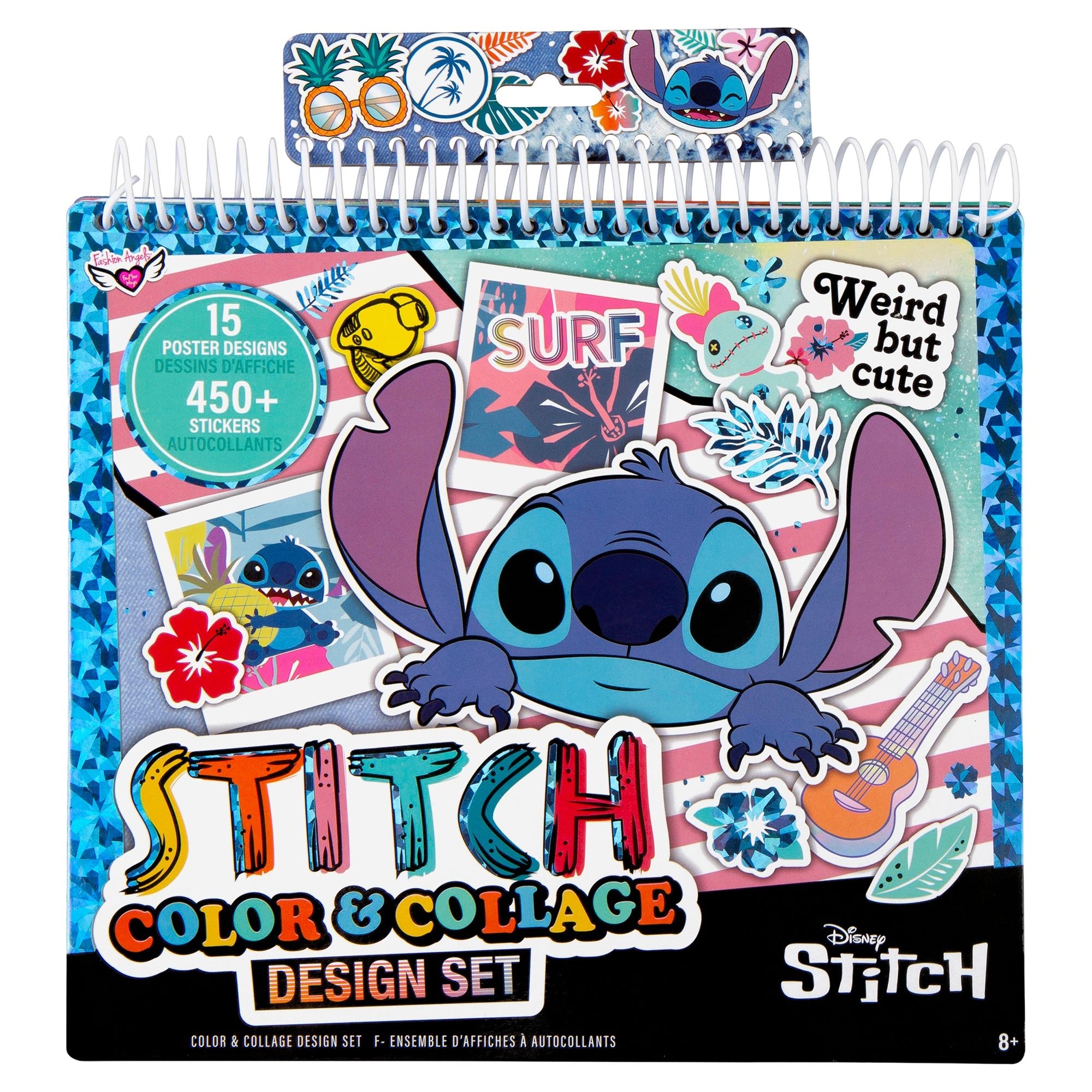 Stitch Colour & Collage Design Set Poster