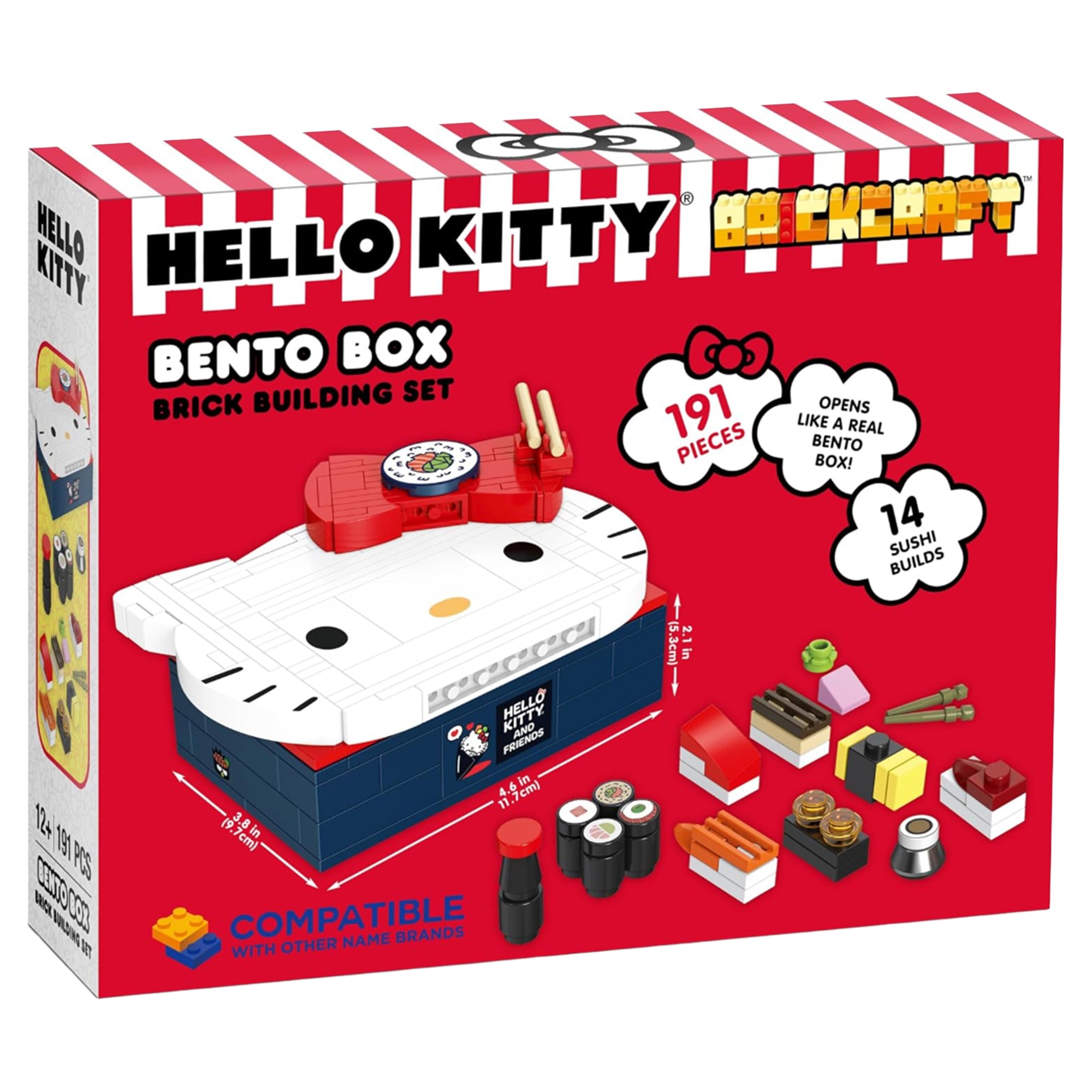 Brick Craft Hello Kitty Bento Box - 191 Pieces Lid - Image 5