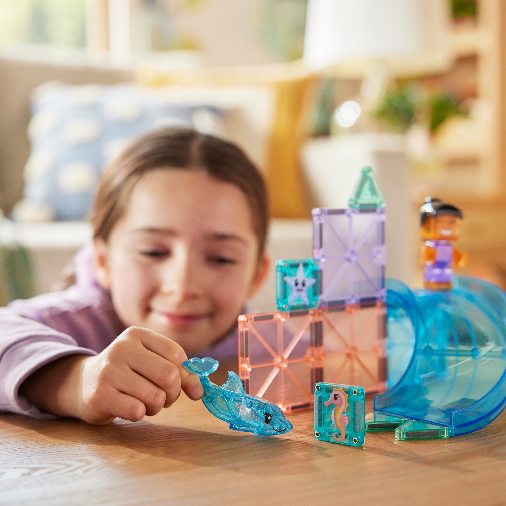The Original MAGNA-TILES® Dolphin Bay 13-Piece Support - Image 4