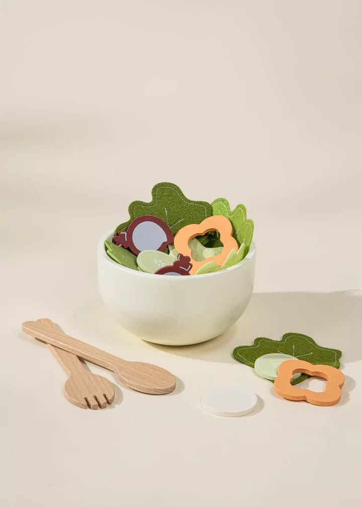 Coco Village Wooden Salad Playset Bowl