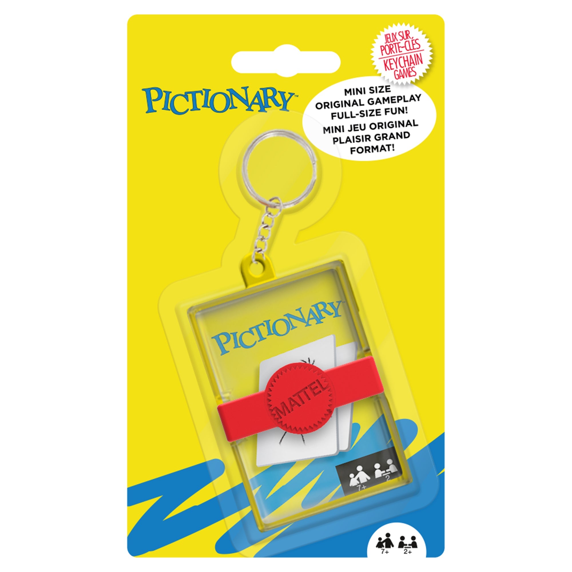 MM Go PICTIONARY Keychain Game Bag