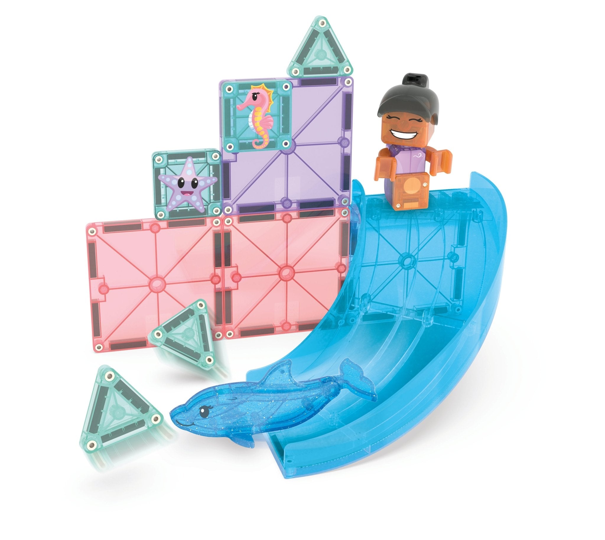 The Original MAGNA-TILES® Dolphin Bay 13-Piece Support - Image 3