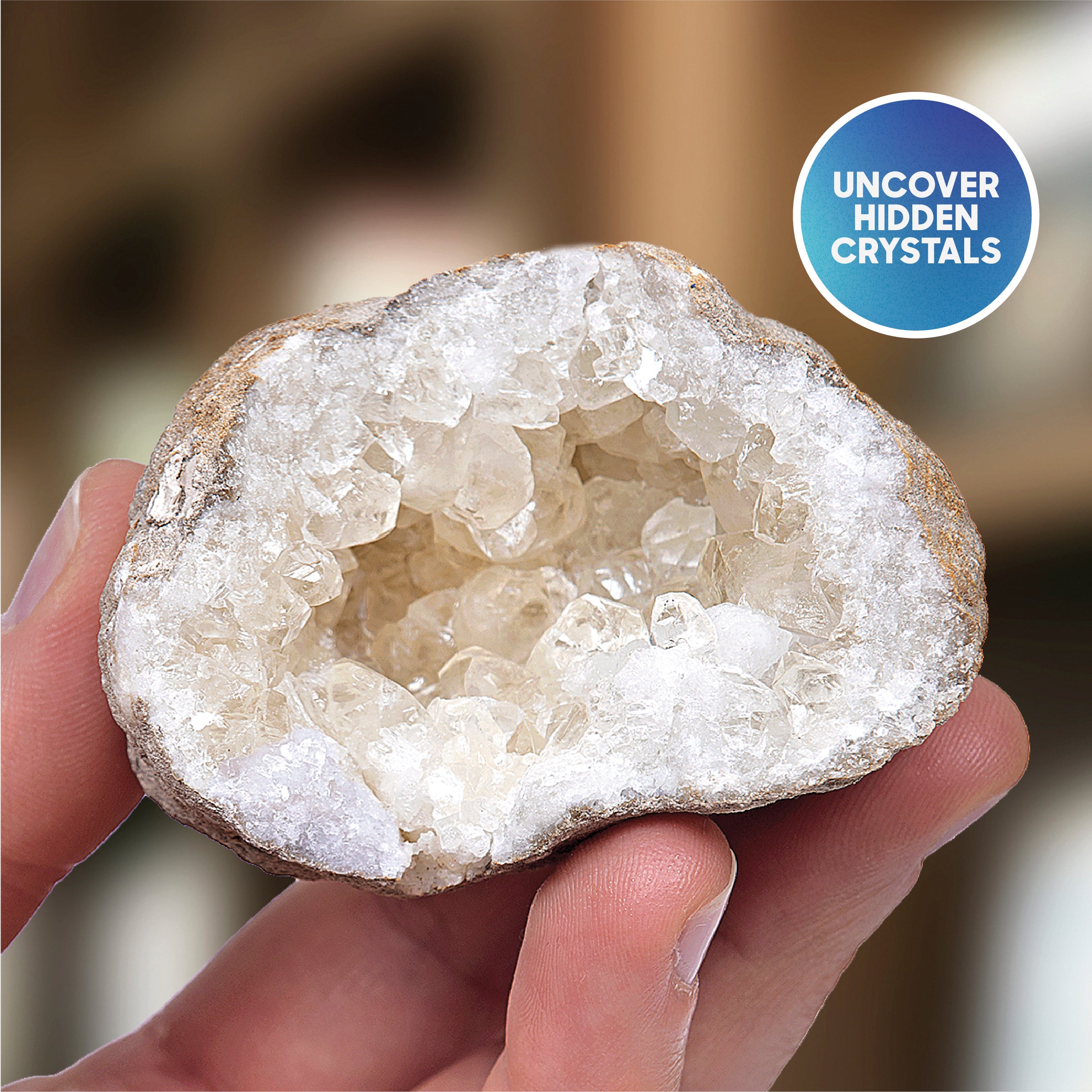 Discovery Toy Mystery Crystals Geode Excavation 2pc Glass - Image 4