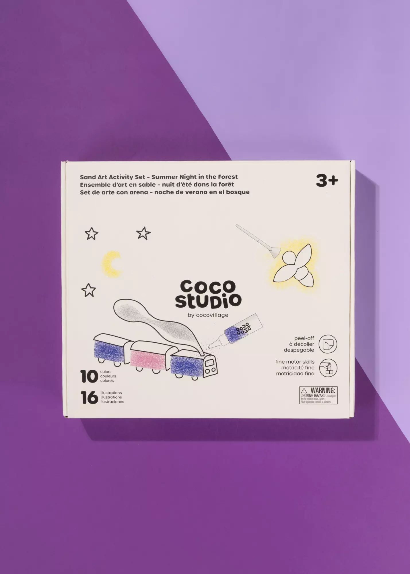 Coco Village 10 Colors Sand Art Set–Summer Night in the Forest Bottle
