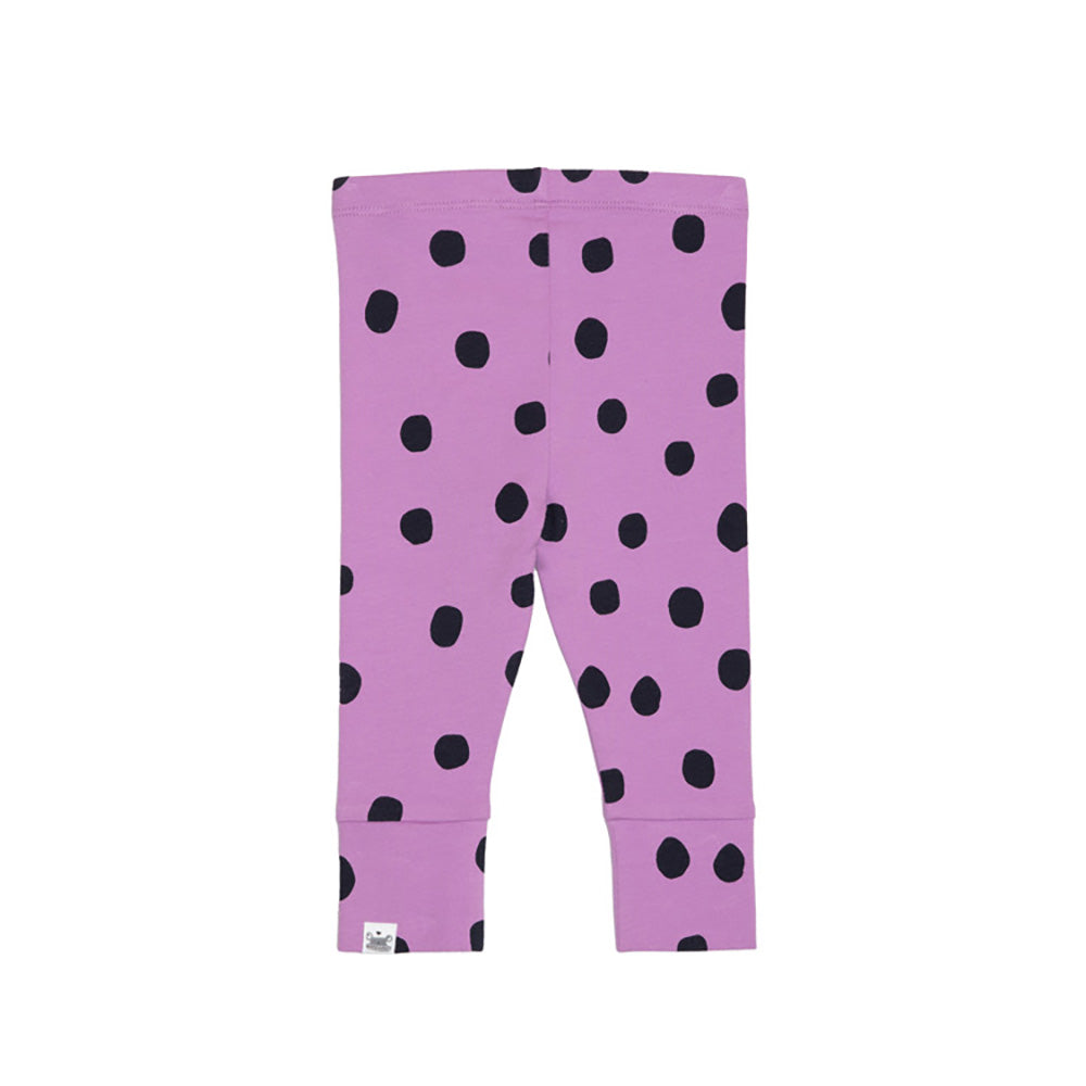 rise little earthling Cuffed Legging BGFKB07 - Antique White Leopard / 3-6m - Image 4