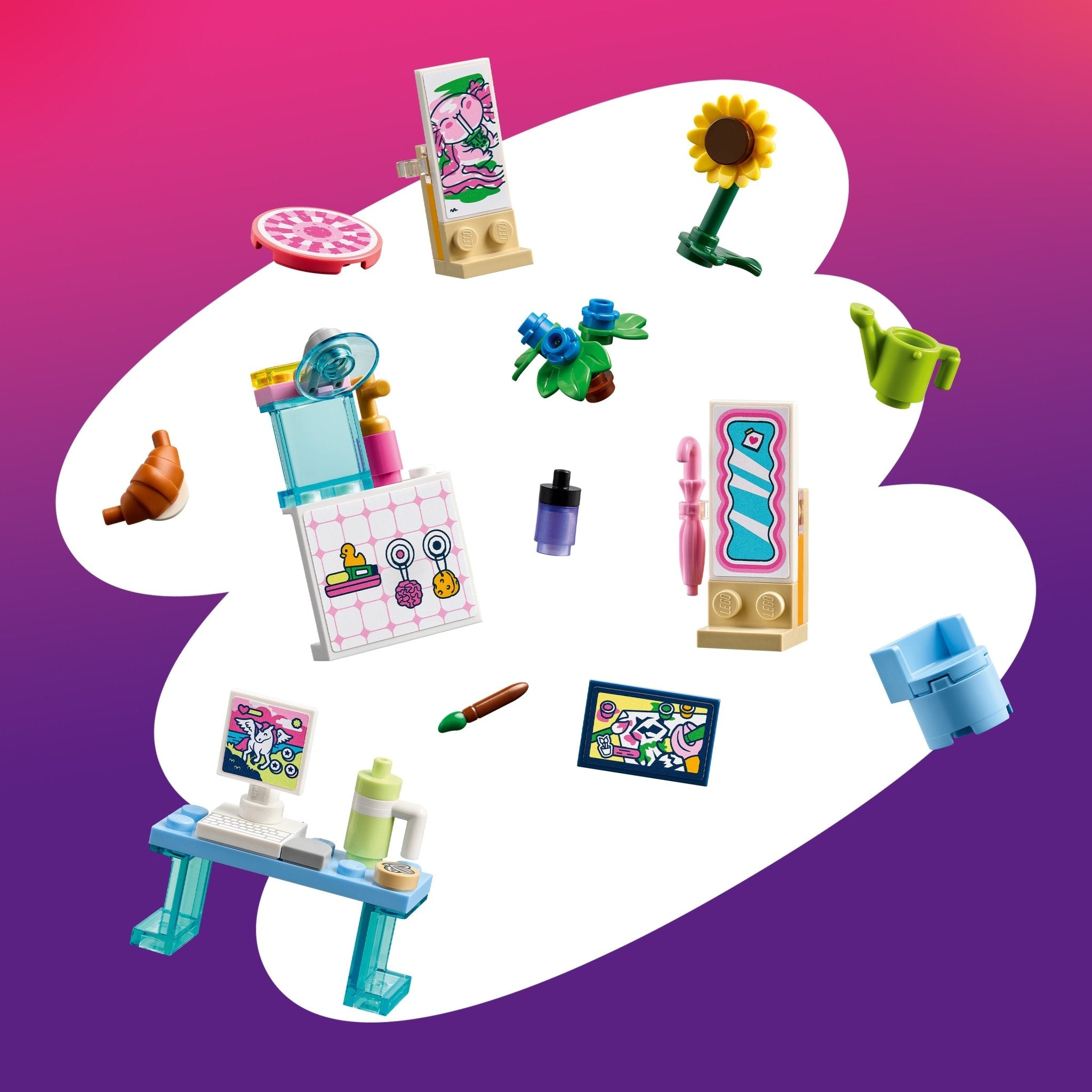 LEGO® Friends Creative Dollhouse Suitcase 42697 Toy - Image 4