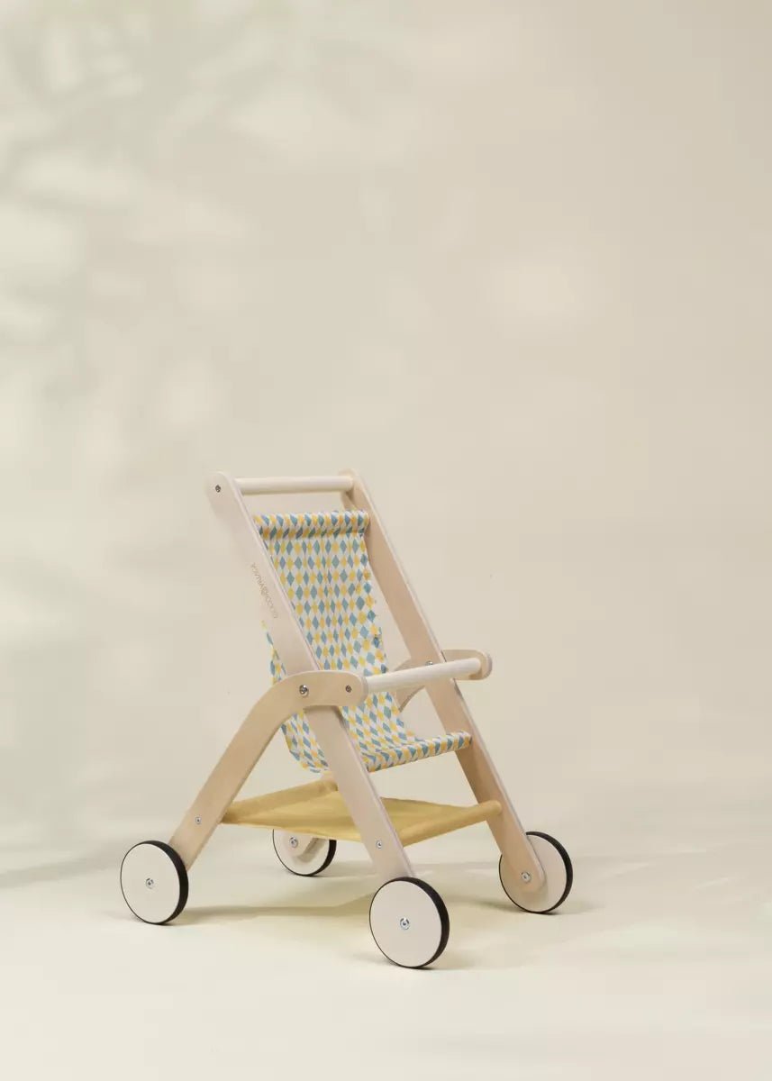 Coco Village Wooden Doll Stroller Basket - Image 2