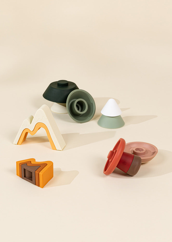Coco Village Silicone Stackable Forest Set (16 pcs) Toy - Image 12