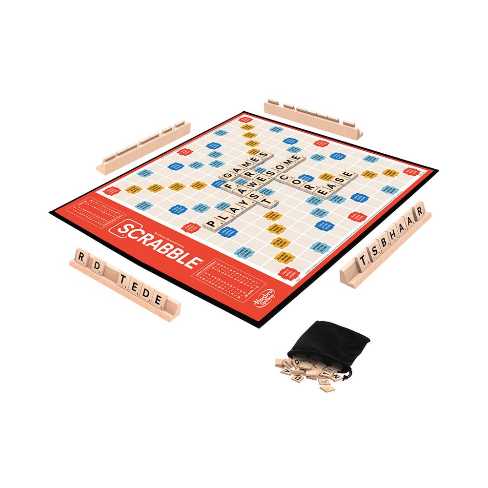 Hasbro Scrabble Classic Board Game Rack - Image 2