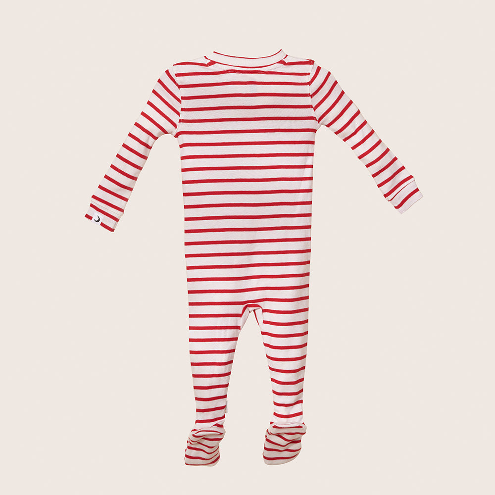 rise little earthling Holiday Sleeper BUHSL00 - Grey Xmas Tree / 12-18m - Image 15