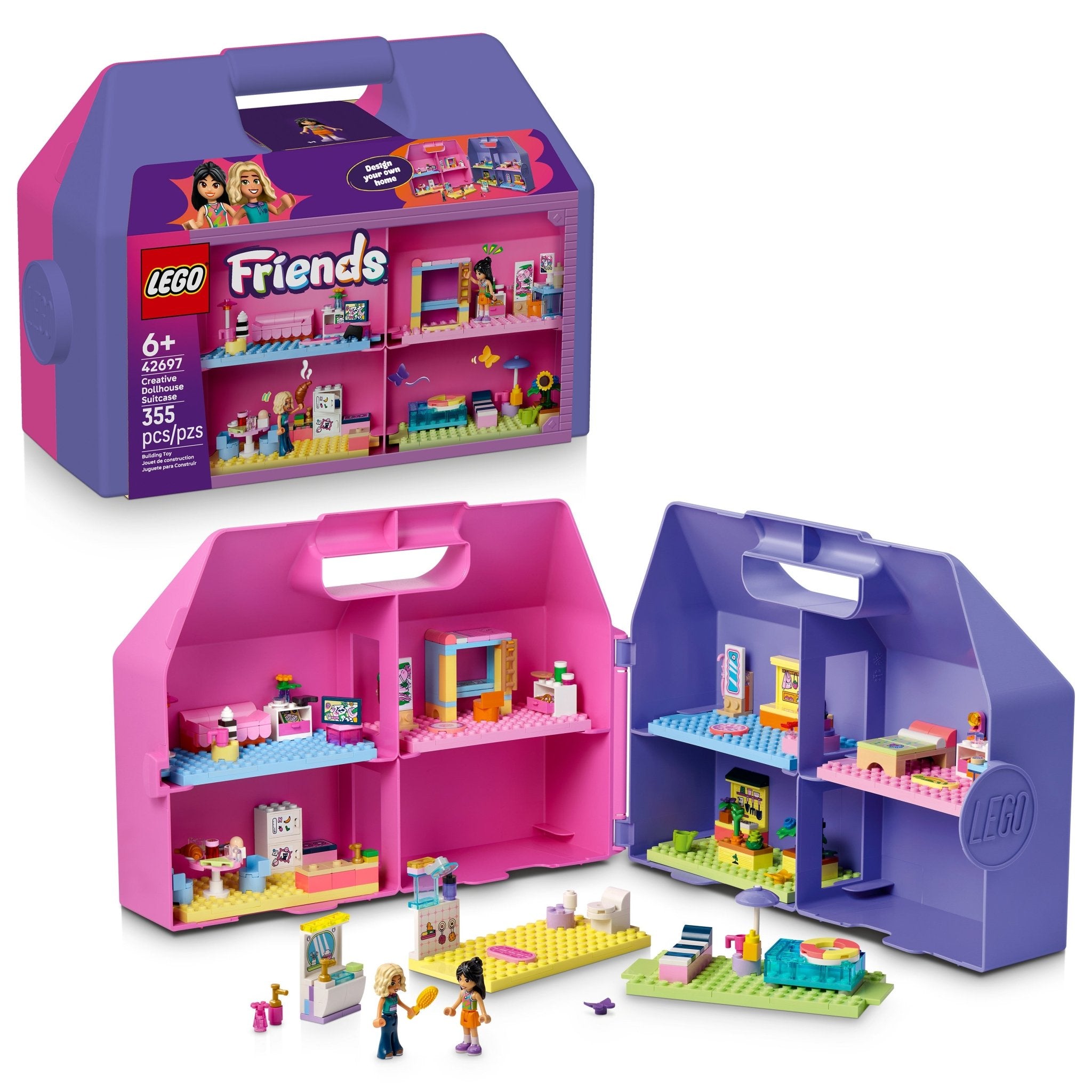 LEGO® Friends Creative Dollhouse Suitcase 42697 Toy