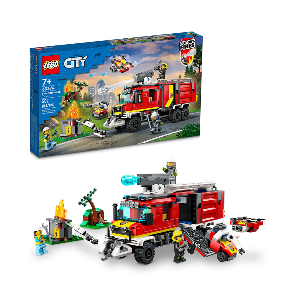 LEGO® City Fire Command Truck Toy - Image 10