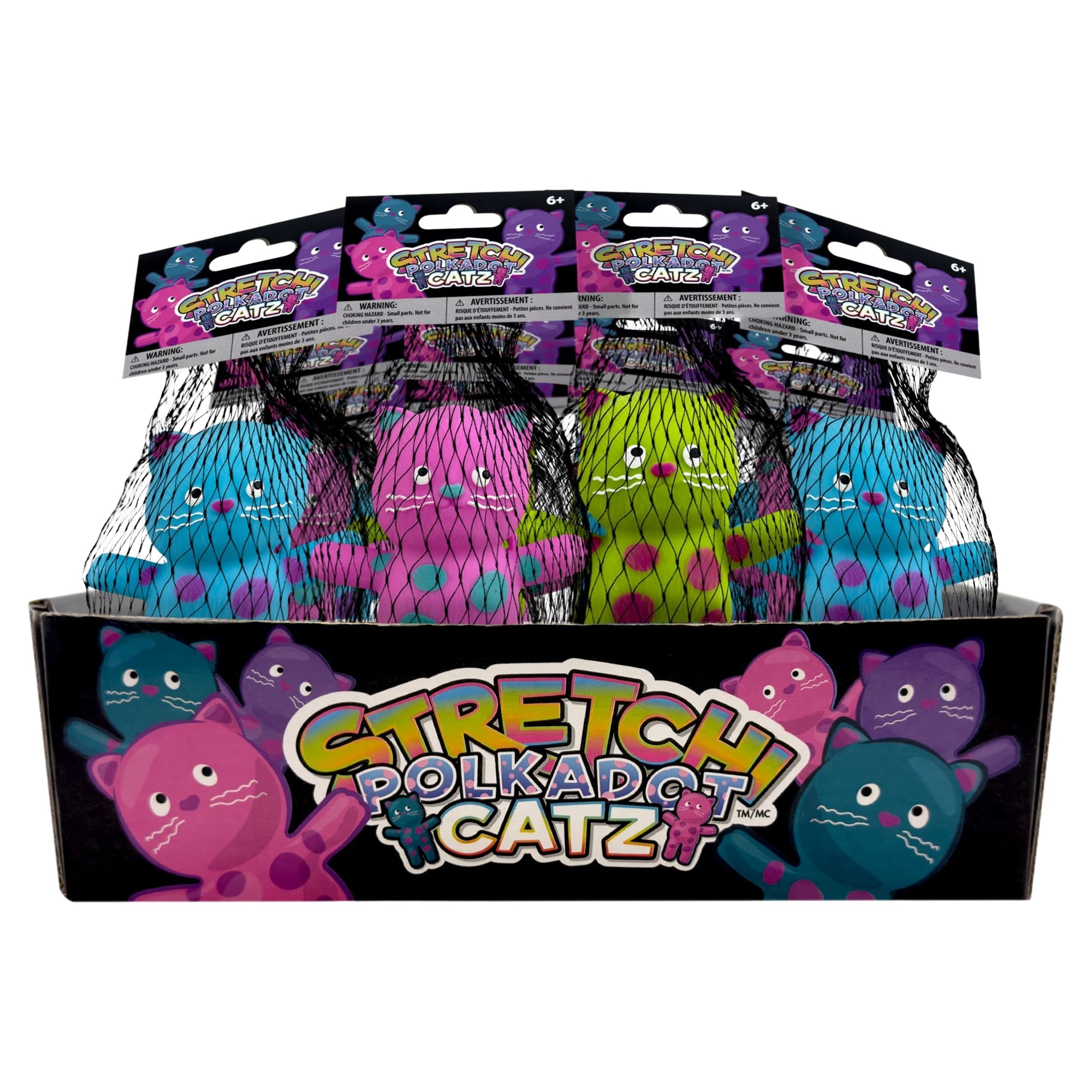 Stretchy Polka Dot Catz Toy - Image 4