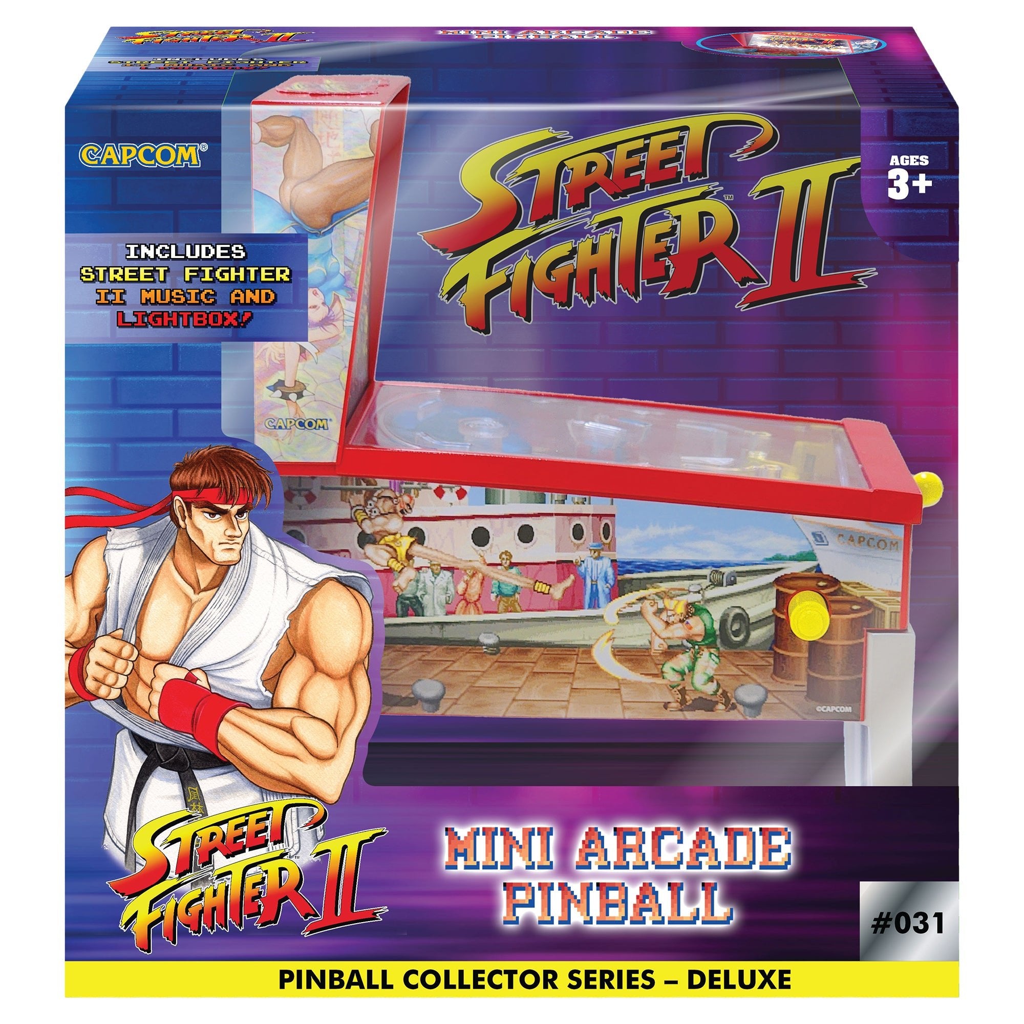 Street Fighter II Mini Arcade Pinball Puzzle