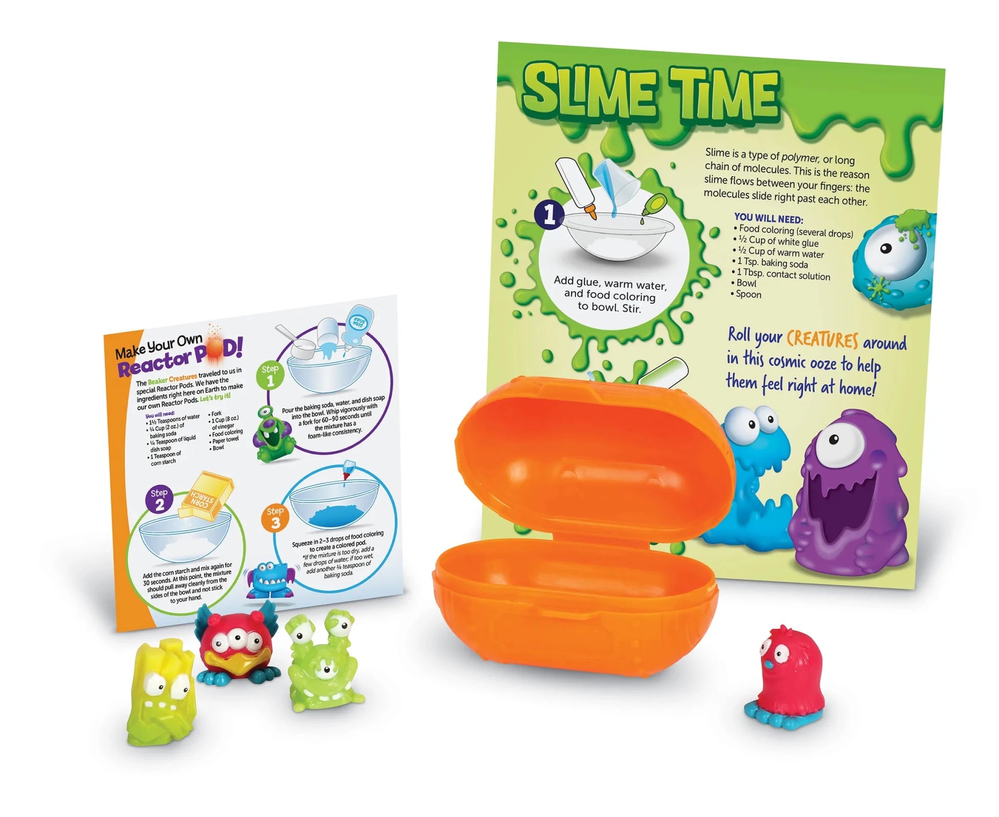 Learning Resources Beaker Creatures® 4-Pack plus Pod Maker, Series 3 Poster - Image 2