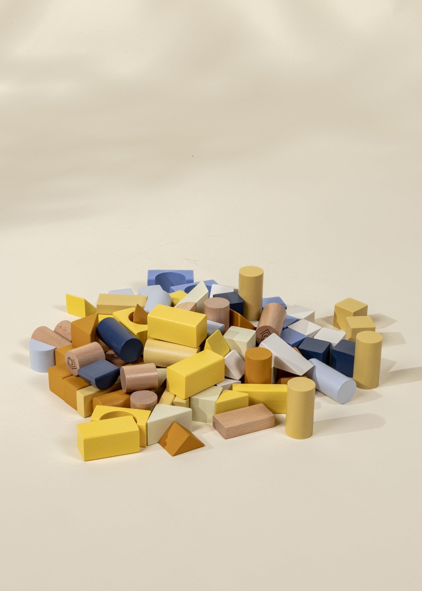 Coco Village Wooden Construction Blocks Set - 100pcs Lid - Image 2
