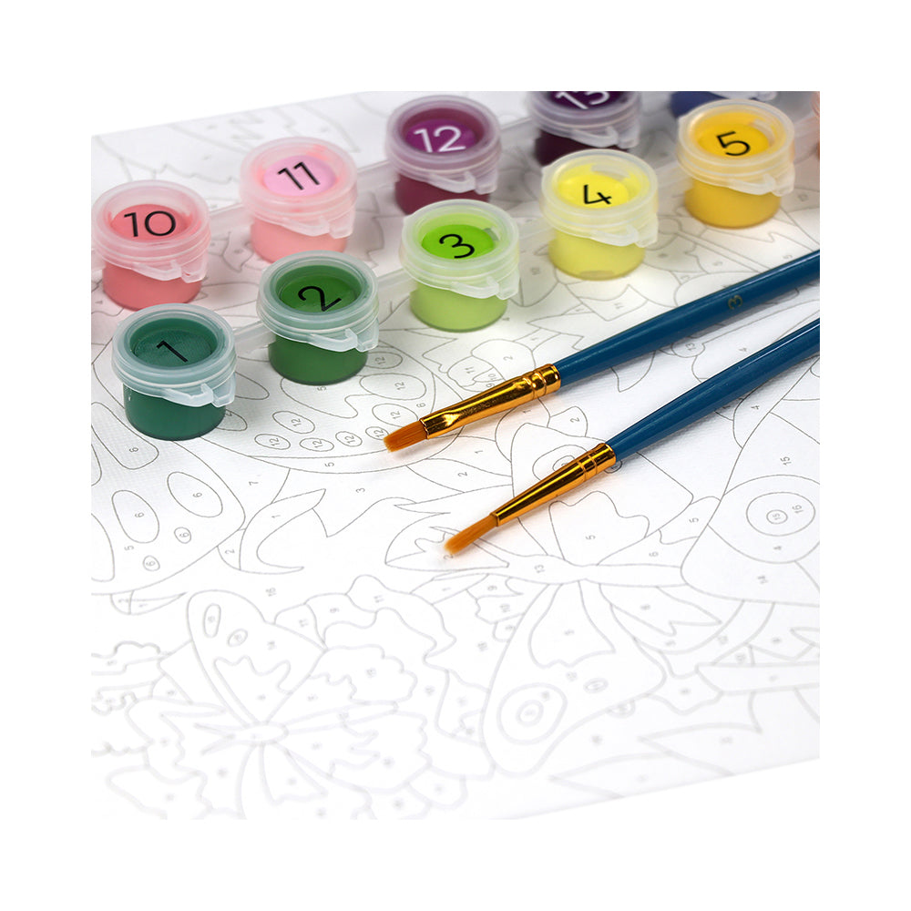Bright Stripes iHeartArt Paint By Numbers- Butterflies + Blooms Brush - Image 13